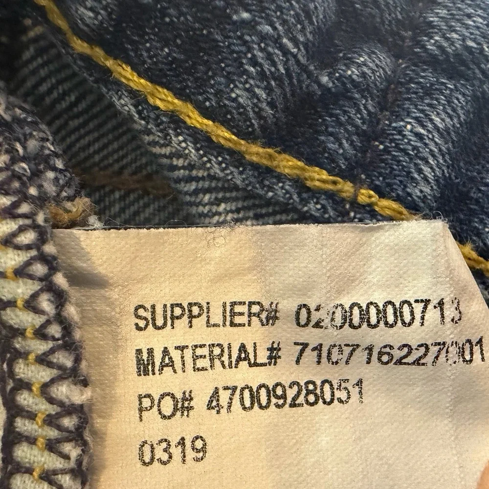 Polo Ralph Lauren Jeans Mens 36x30 Blue The Sullivan Slim Tapered Stretch